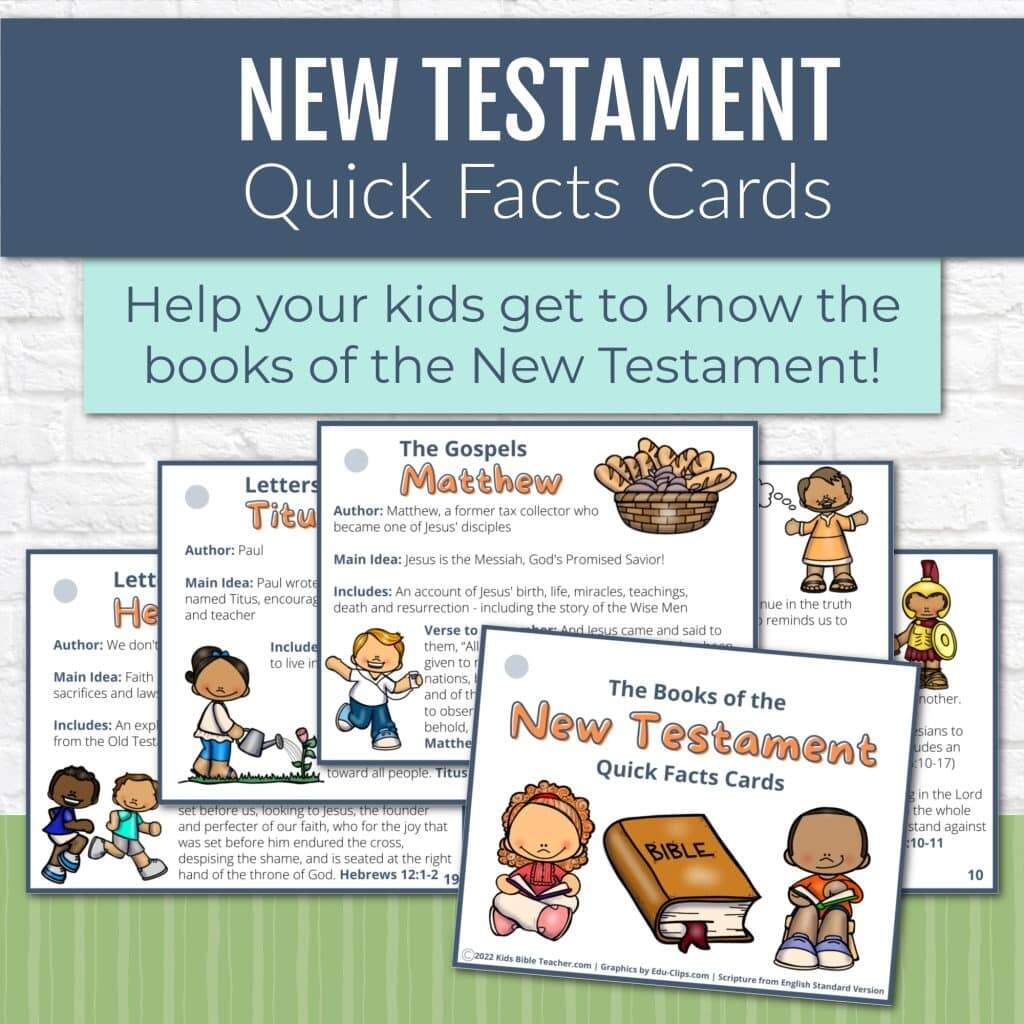 10 Exciting Activities To Help Kids Learn The Books Of The New Testament In Order Kids Bible Teacher