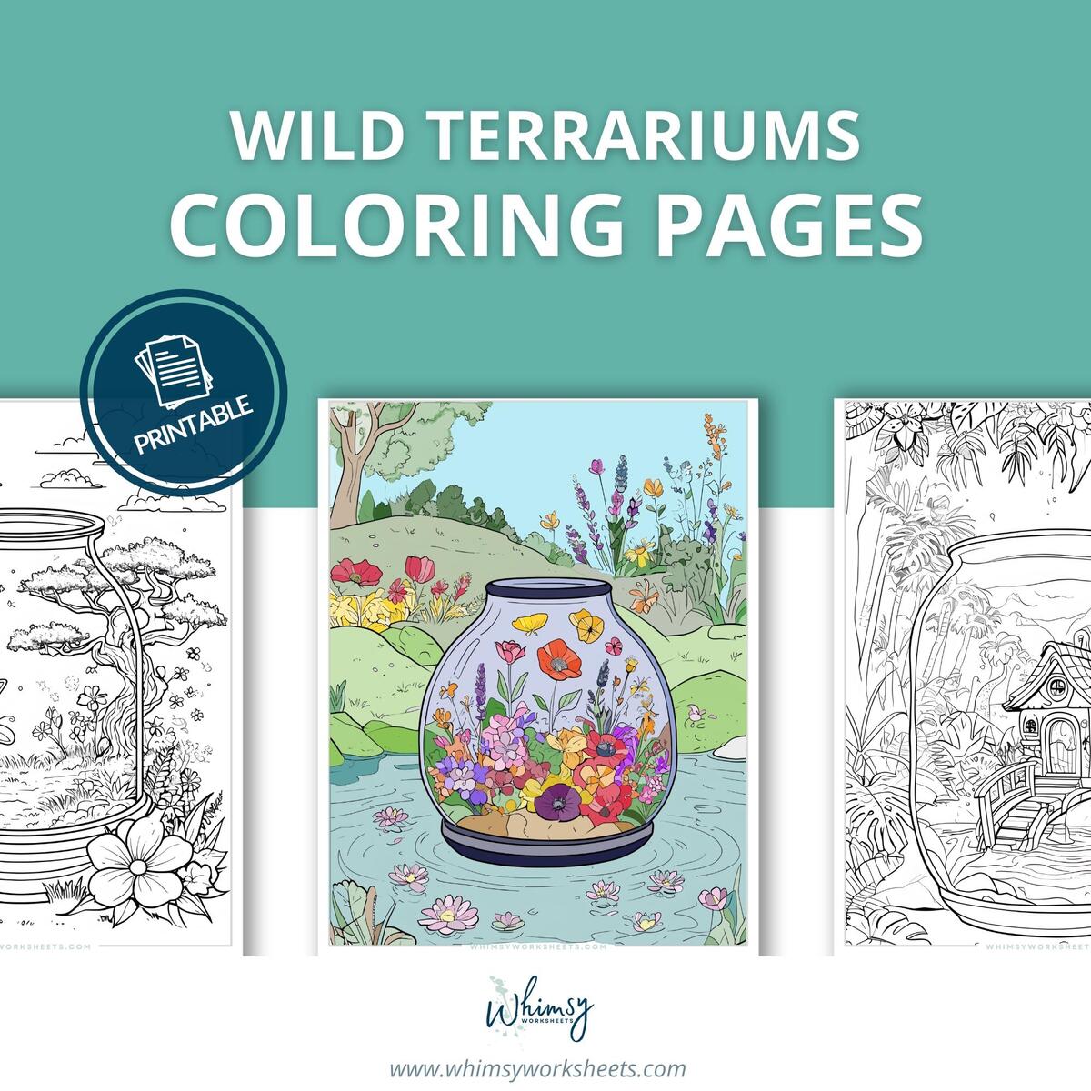 100 Botanical Terrarium Coloring Pages Printable Designs PDF Etsy 100 Botanical Terrarium Coloring Pages Printable Designs PDF Etsy