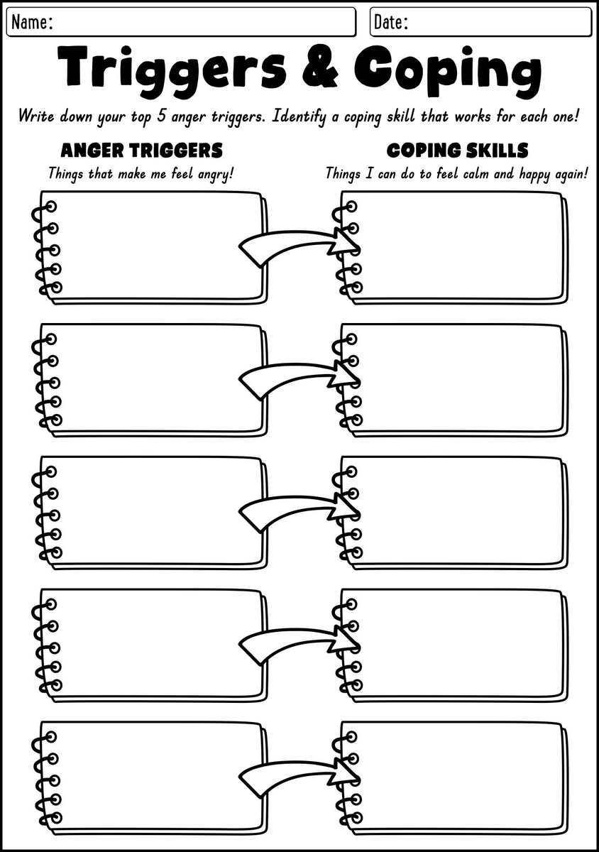 13 Coping Skills Worksheets Free PDF At Worksheeto 13 Coping Skills Worksheets Free PDF At Worksheeto
