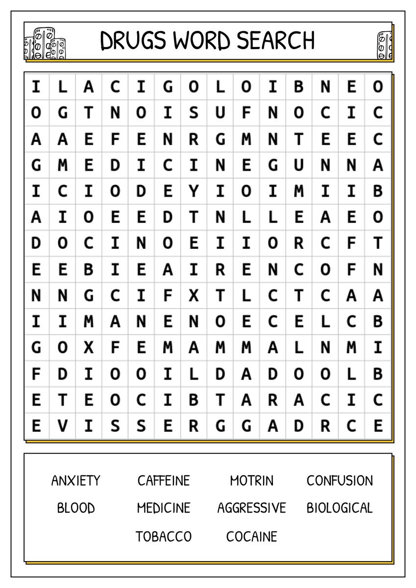 14 Drug Free Worksheets Activities Free PDF At Worksheeto 17 Free Printable Drug Worksheets Free PDF At Worksheeto