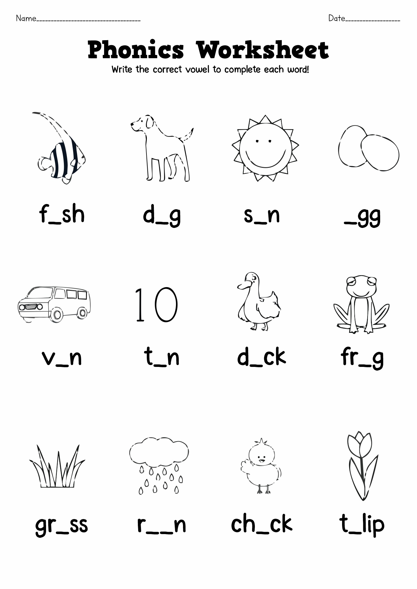 14 Free Printable Phonics Worksheets First Grade Free PDF At Worksheets Library 14 Free Printable Phonics Worksheets First Grade Free PDF At Worksheets Library
