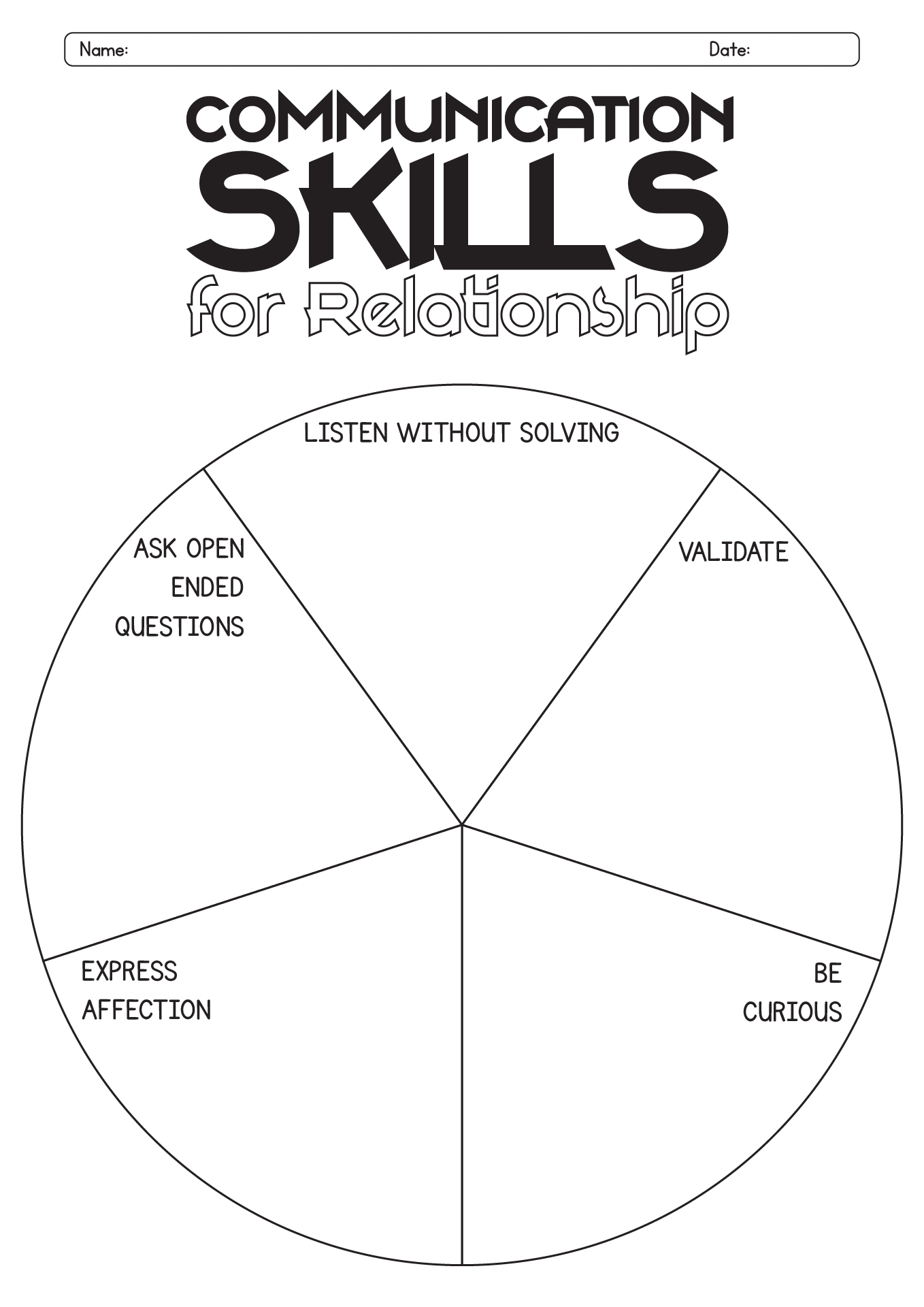 14 Relationship Circles Worksheet Free PDF At Worksheeto
