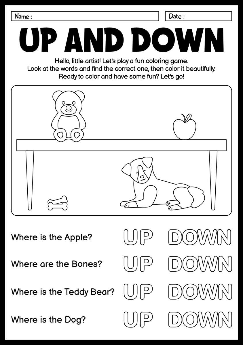 14 Up And Down Worksheets Free PDF At Worksheeto 14 Up And Down Worksheets Free PDF At Worksheeto