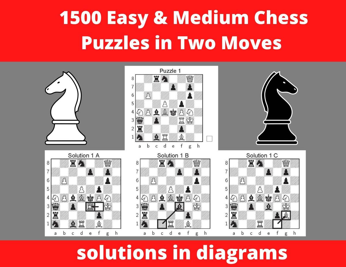 1500 Chess Puzzles In Two Moves Printable PDF With Answers Instant Download Chess Gift Chess Book Chess Game Chess Problems Etsy 1500 Chess Puzzles In Two Moves Printable PDF With Answers Instant Download Chess Gift Chess Book Chess Game Chess Problems Etsy