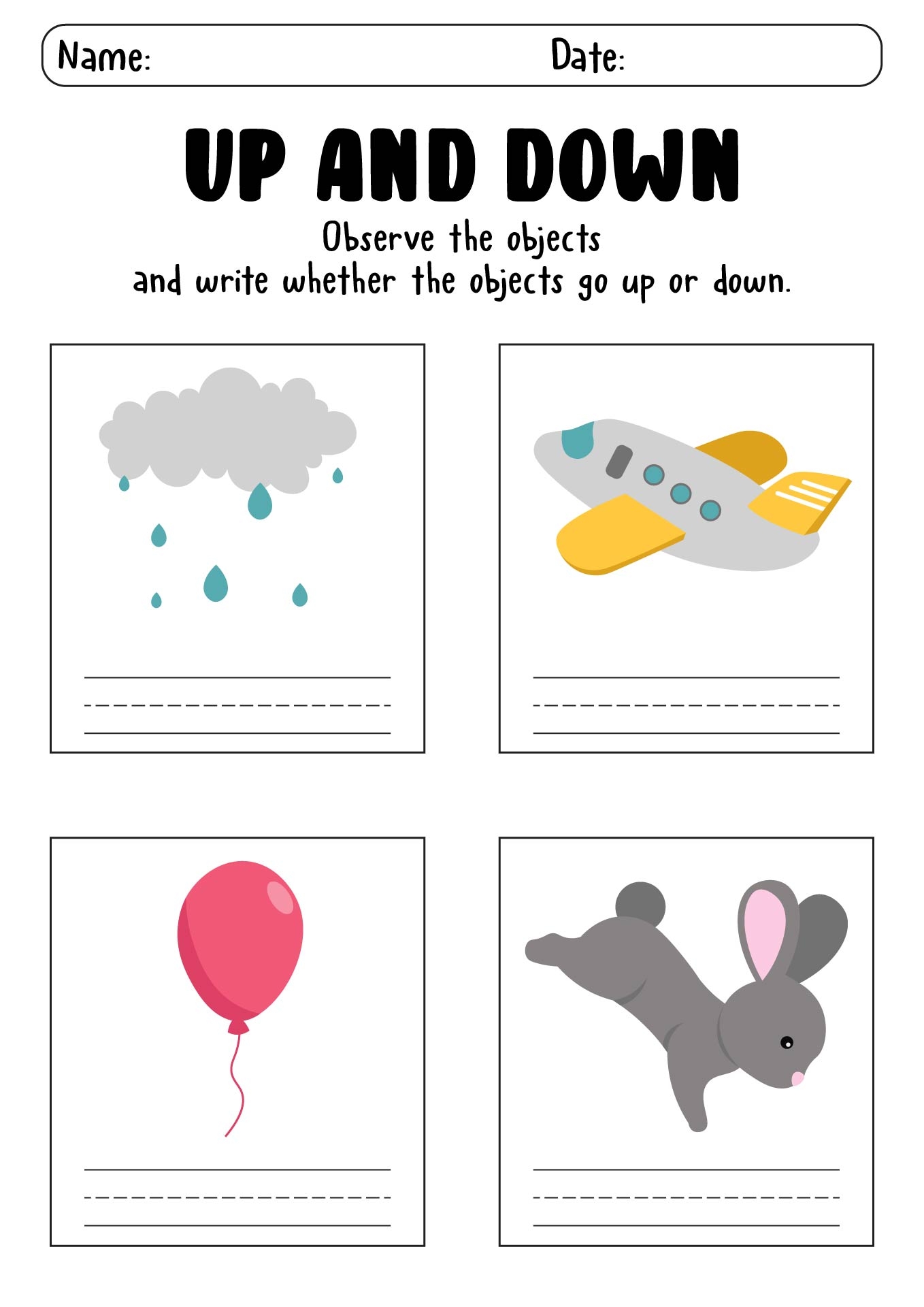16 Up And Down Worksheets Preschool Free PDF At Worksheeto 16 Up And Down Worksheets Preschool Free PDF At Worksheeto