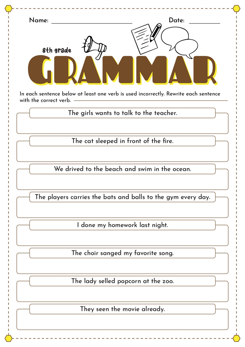 17 8th Grade Spelling Worksheets Free PDF At Worksheeto