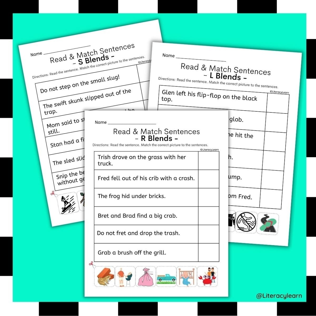 18 Consonant Blends Sentences With Free Worksheets Literacy Learn New Consonant Blends Stories Reading Elephant