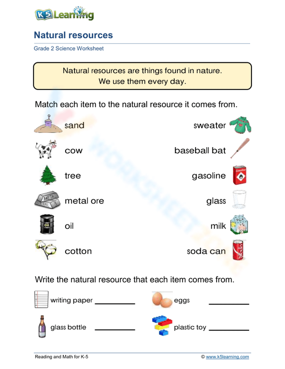 2nd Grade Science Worksheets Free Printable Tappity