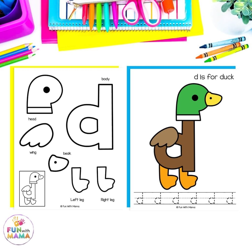 Letter D Worksheets 55 Free PDF Printables Daydream Into Reality