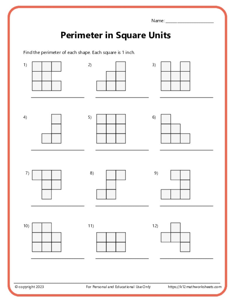 3rd Grade Area And Perimeter Worksheets K12 Math Worksheets 3rd Grade Area And Perimeter Worksheets K12 Math Worksheets