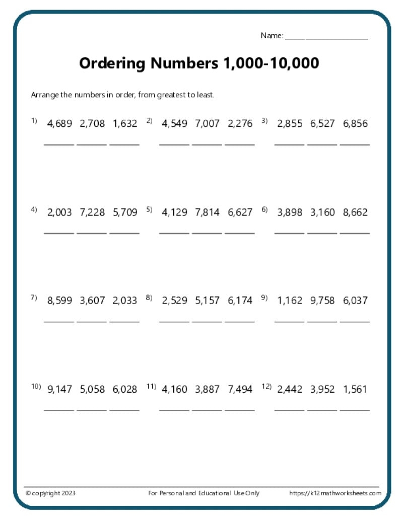 3rd Grade Math Worksheets 3rd Grade Math Worksheets