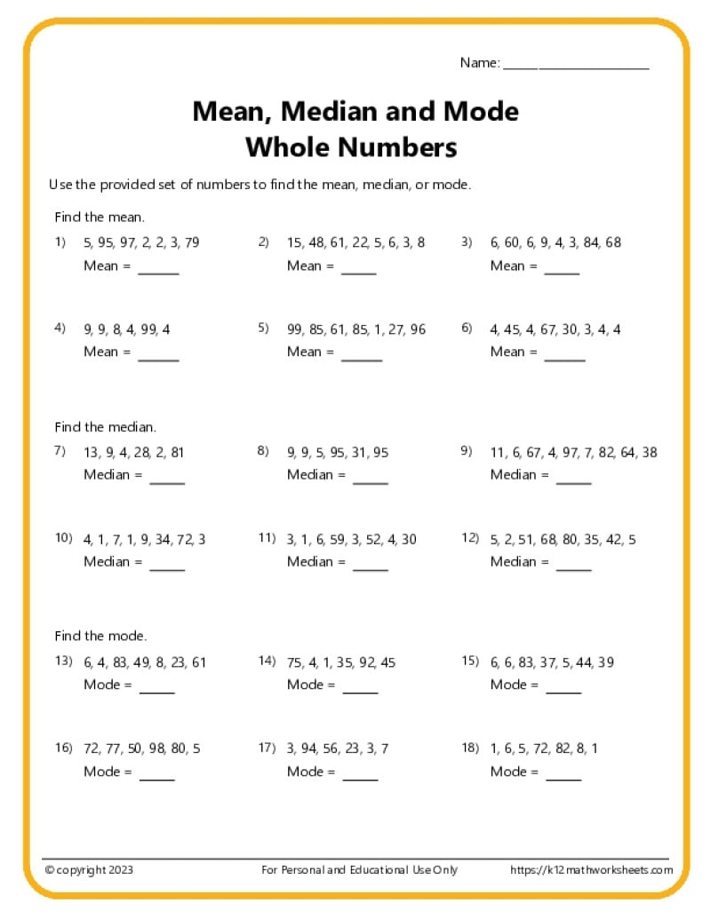 Math Worksheets Superstar Worksheets