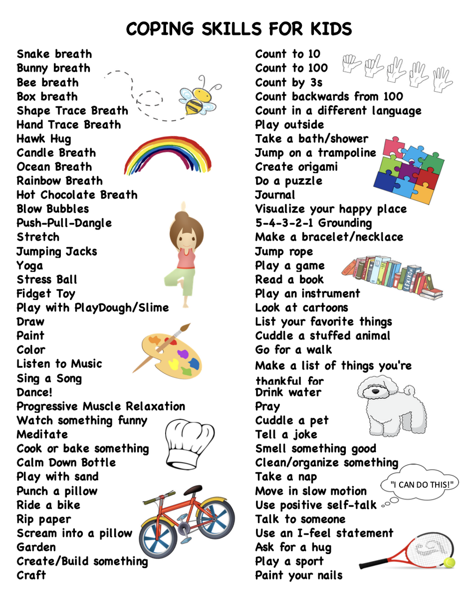 75 Coping Skills For Kids FREE Printable Krista H Counseling 13 Coping Skills Worksheets Free PDF At Worksheeto