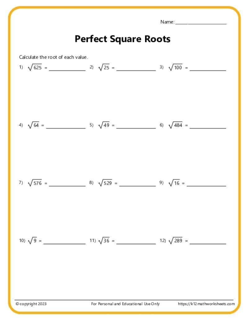 Basic Algebra Worksheets