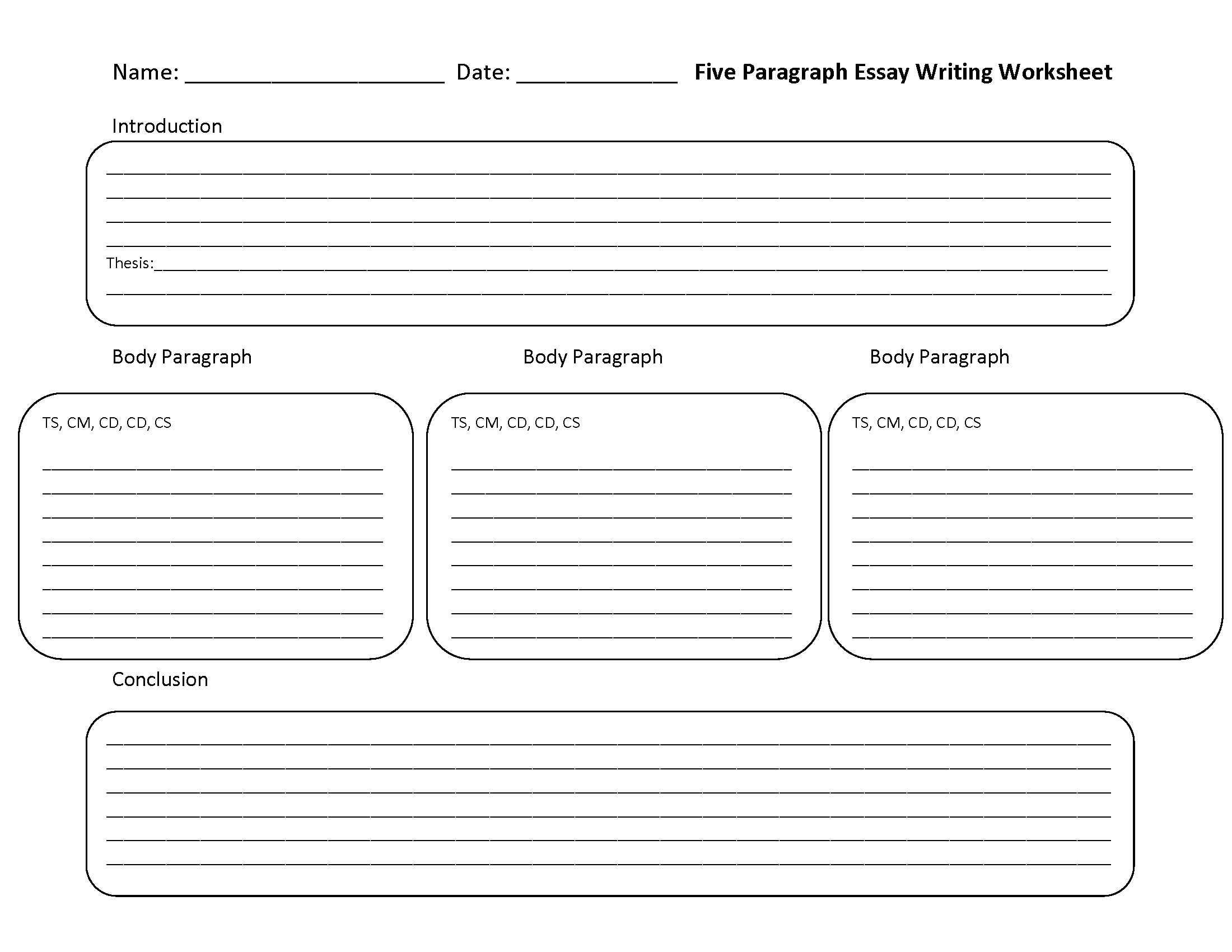 7th Grade Essay Writing Worksheet Enhance Your Writing Skills