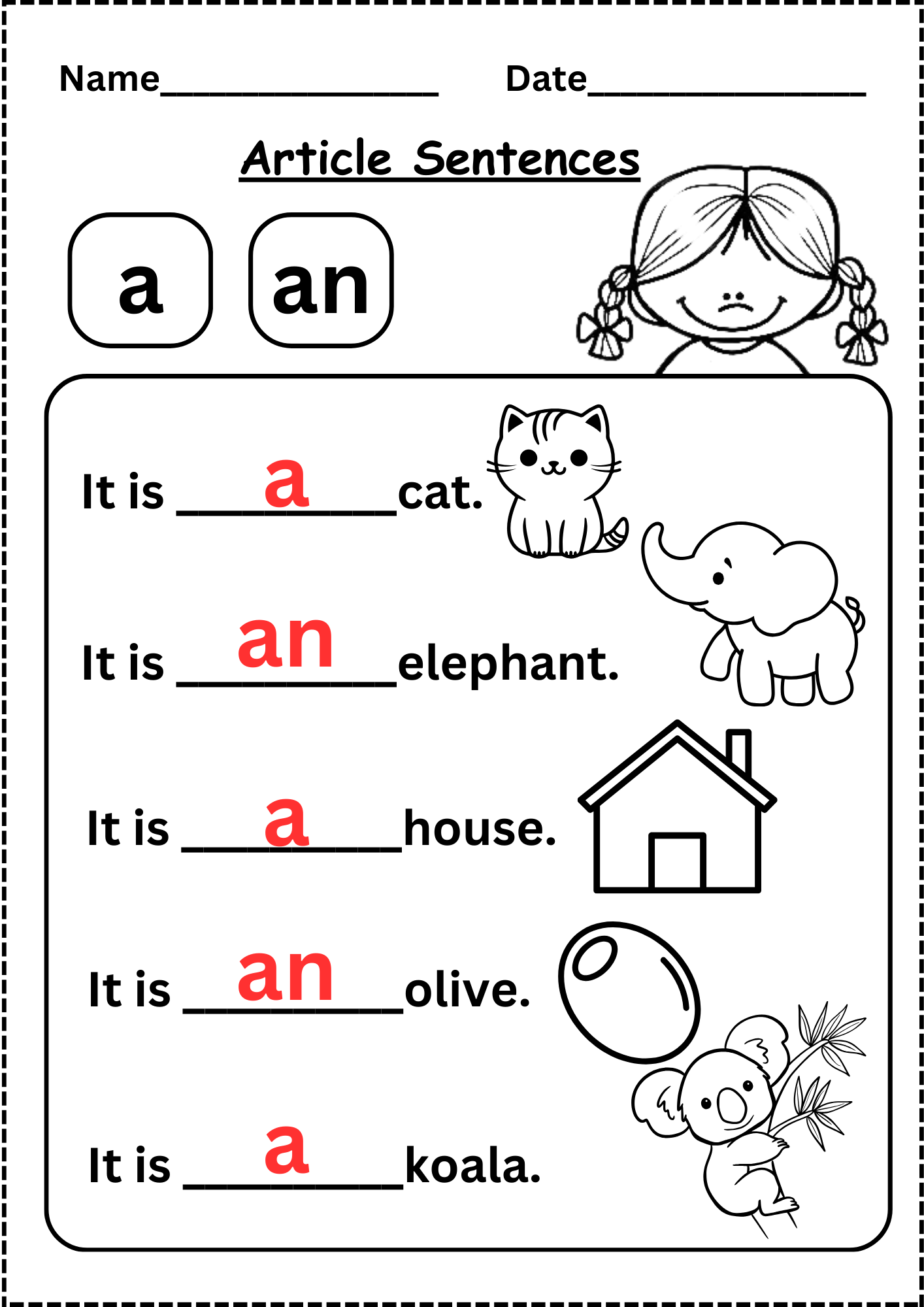 Baby Animals Vocabulary Read Check And Write The Words Activity For English Language Learners Preschool And Kindergarten Students Free Download 3 Ezpzlearn