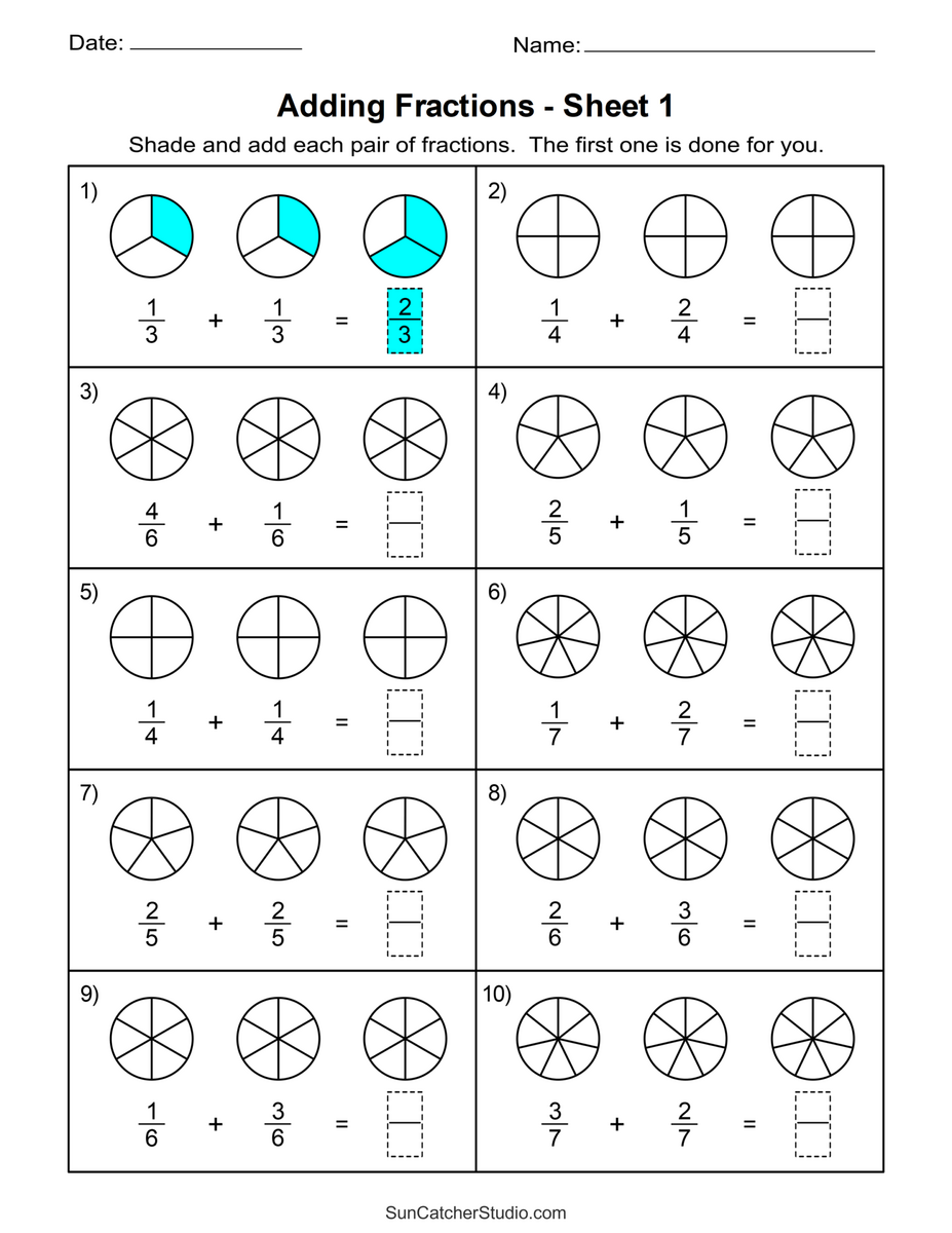 Adding Fractions Worksheets Same And Unlike Denominators Free Printables Lettering SVG Files Tools Apps Adding Fractions Worksheets Same And Unlike Denominators Free Printables Lettering SVG Files Tools Apps