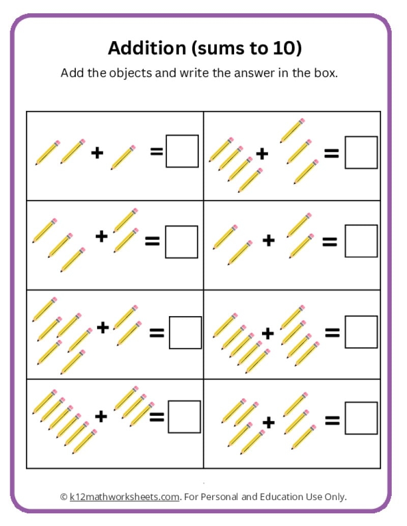 Addition Worksheets Free Printable Easy Math Problems Free Printables Lettering SVG Files Tools Apps