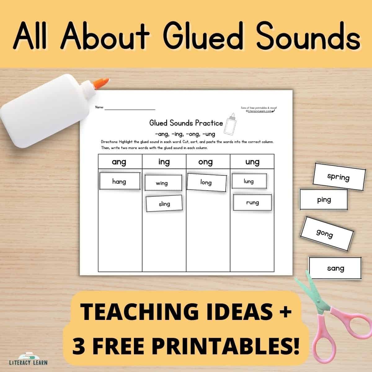 All About Glued Sounds Teaching Tips Free Printables Literacy Learn All About Glued Sounds Teaching Tips Free Printables Literacy Learn