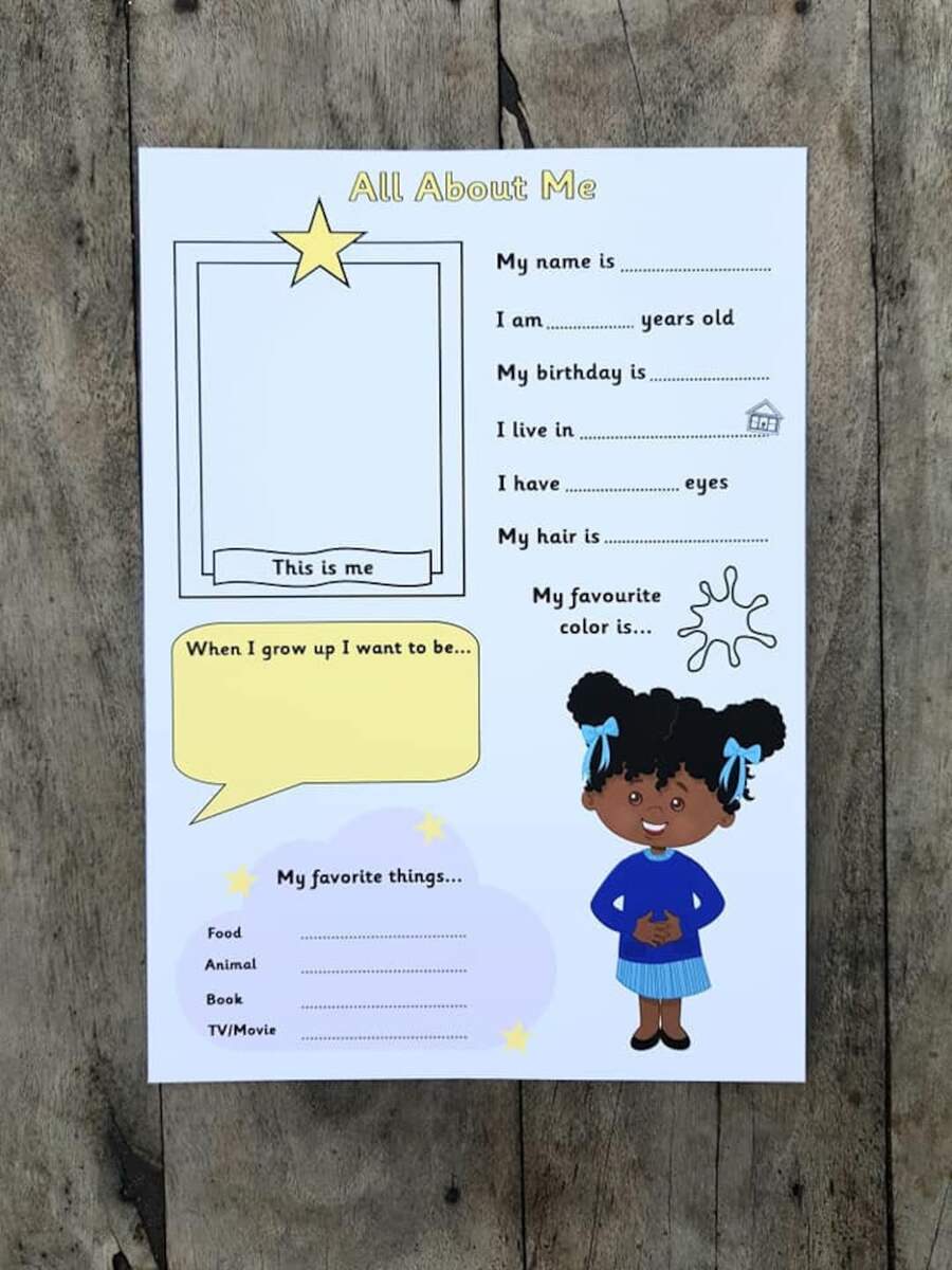 All About Me Multi Cultural Topic Kindergarten Classroom Decor Worksheets School Activity Sheets Primary Activity Door Decor Display Etsy My Holiday Traditions Worksheet Invite Kids To Write And Share