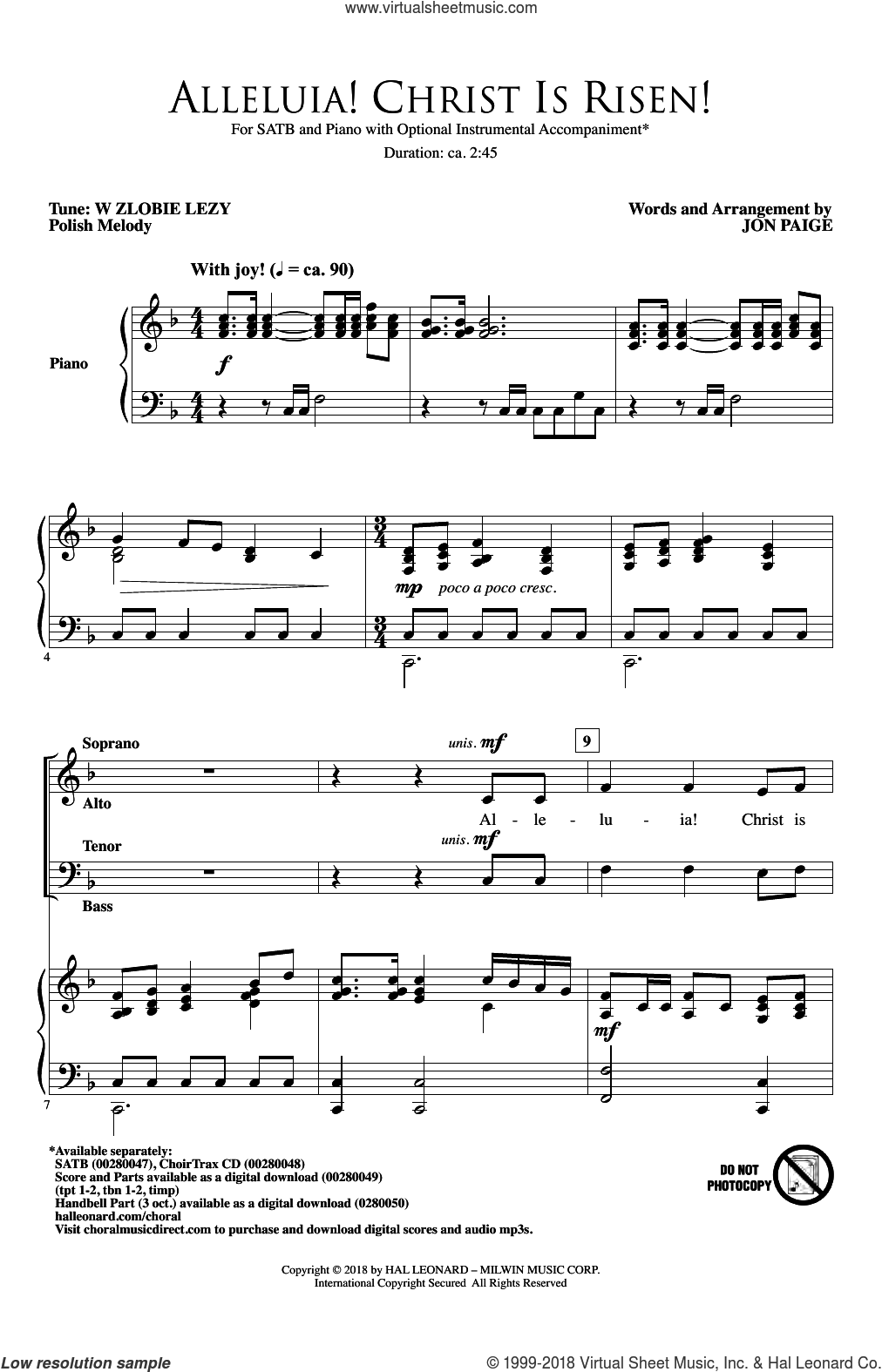 Alleluia Christ Is Risen Sheet Music For Choir SATB Soprano Alto Tenor Bass Easter Day Reflective Colouring Sheet To Print