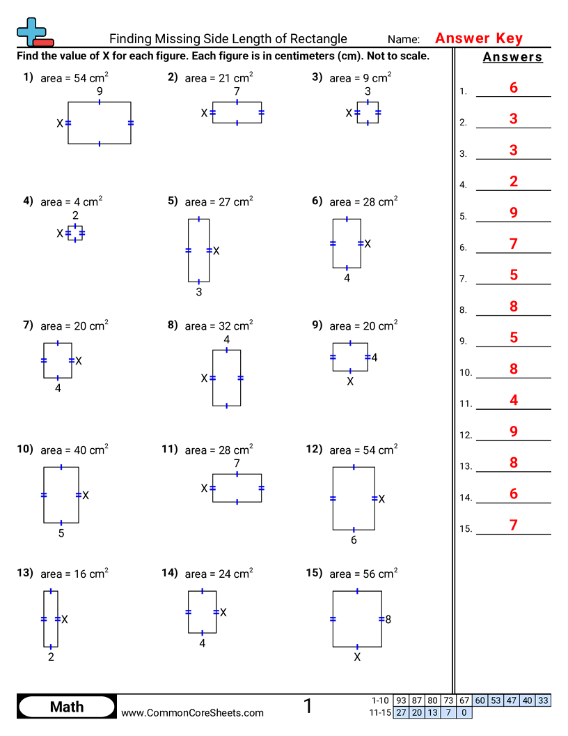 Area Perimeter Worksheets Area Perimeter Worksheets