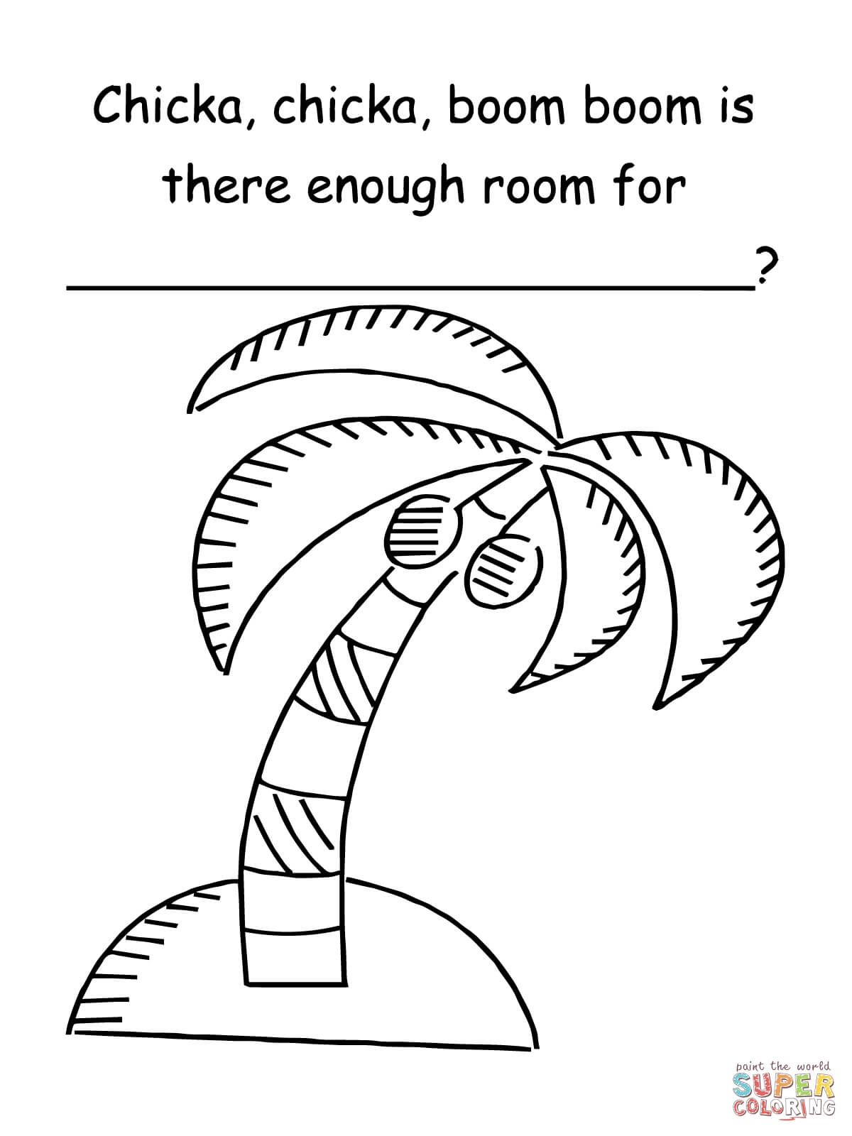 Chicka Chicka Boom Boom 8 Free Printable Coloring Pages Chicka Chicka Boom Boom 8 Free Printable Coloring Pages