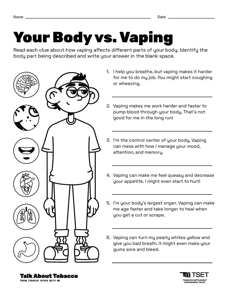 Classroom Resources On Tobacco Prevention