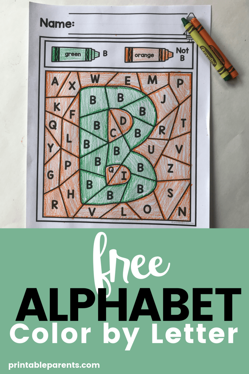 Color By Letter Worksheets Printable Parents Zoo Color By Letter