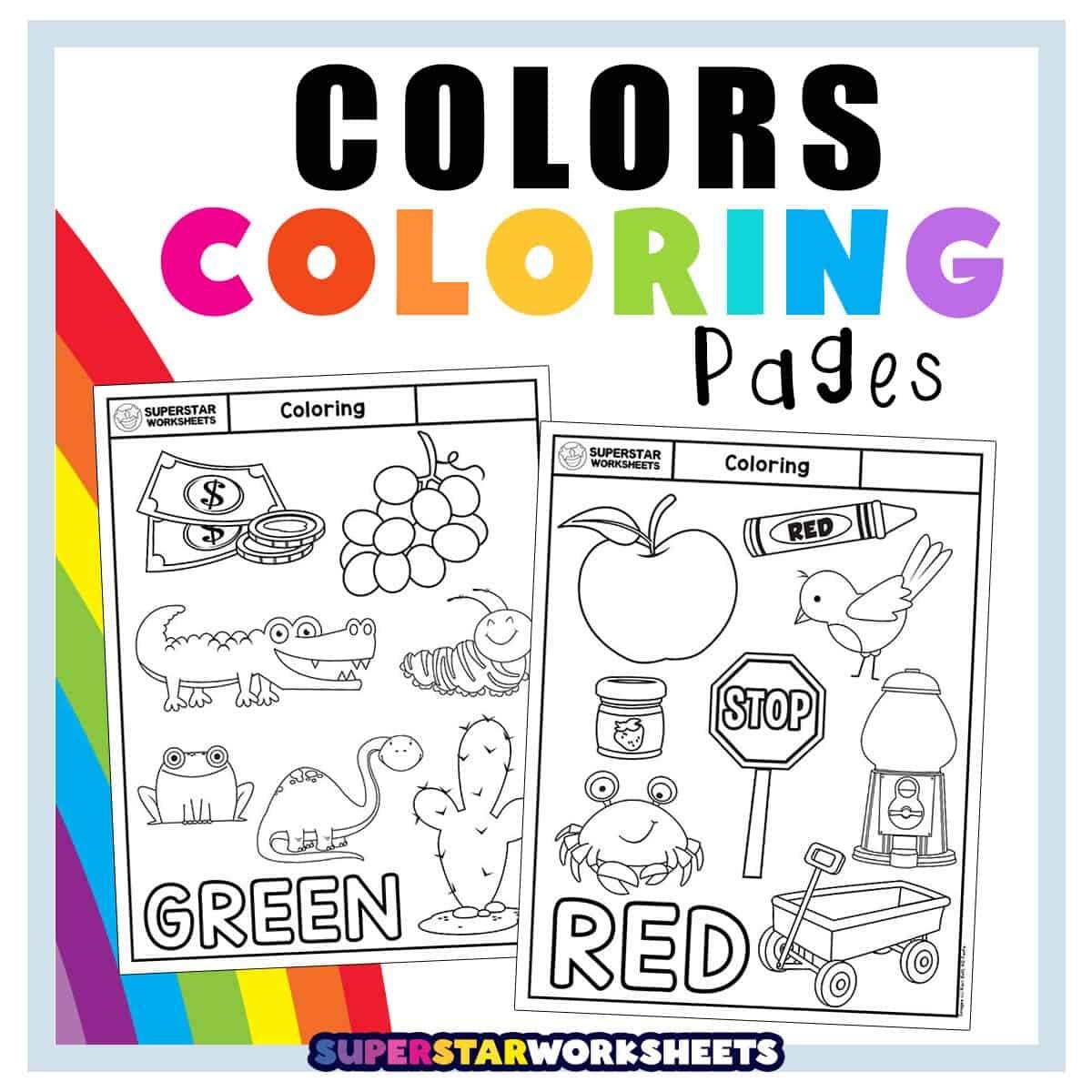 Coloring Worksheets For Preschool Free Printables Superstar Worksheets FREE Printable Color Worksheets For Kids
