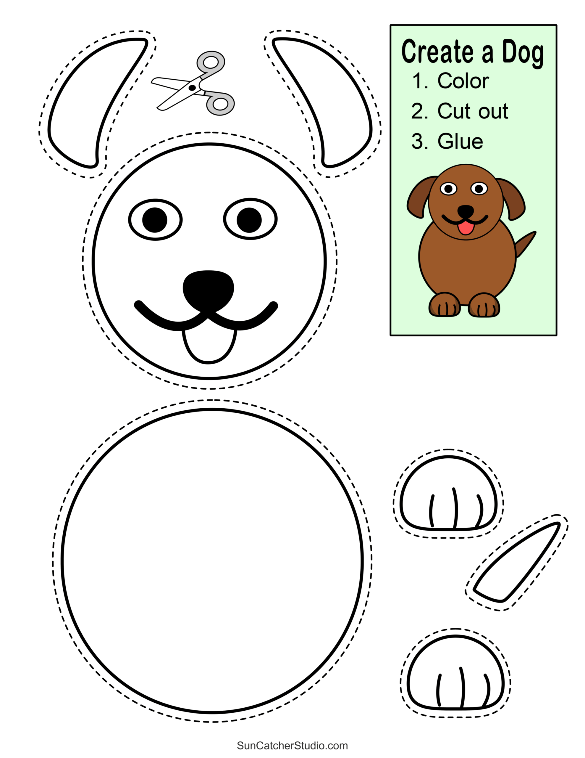 Cut And Paste Worksheets Printable Activities For Kids Free Printables Lettering SVG Files Tools Apps Cut And Paste Worksheets Paper Trail Design