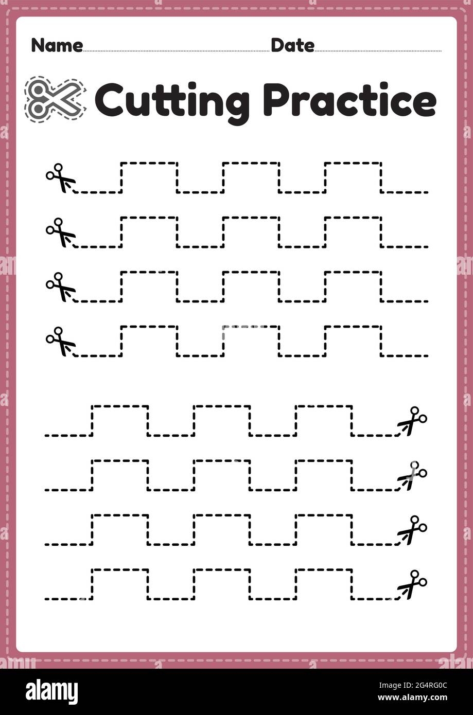 Free Printable Cutting Worksheets For Preschoolers Free Printables Lettering SVG Files Tools Apps