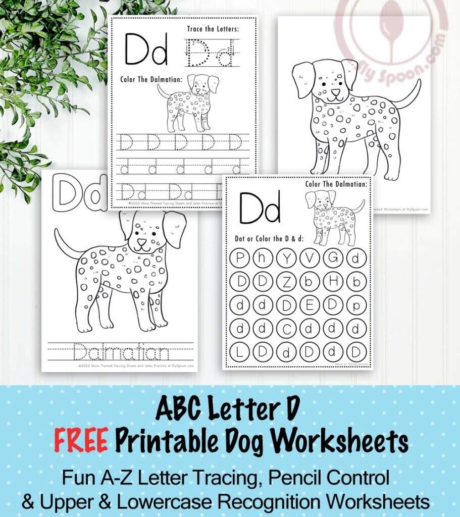 Alphabet Tracing Worksheet Featuring Letter D Stock Vector Royalty Free 2670947831 Shutterstock