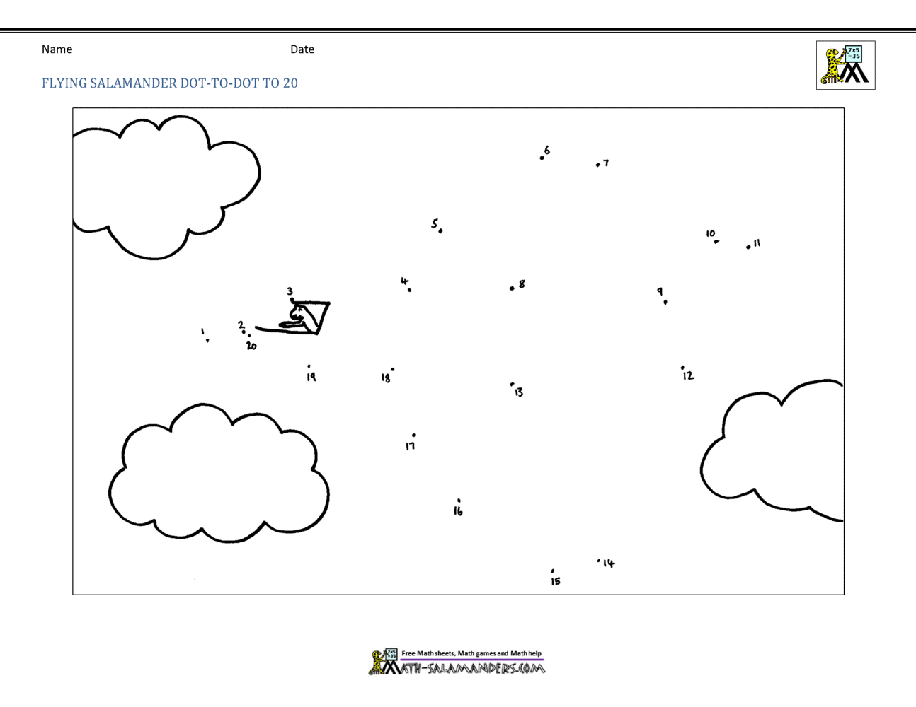 Dot To Dot Printables Up To 50