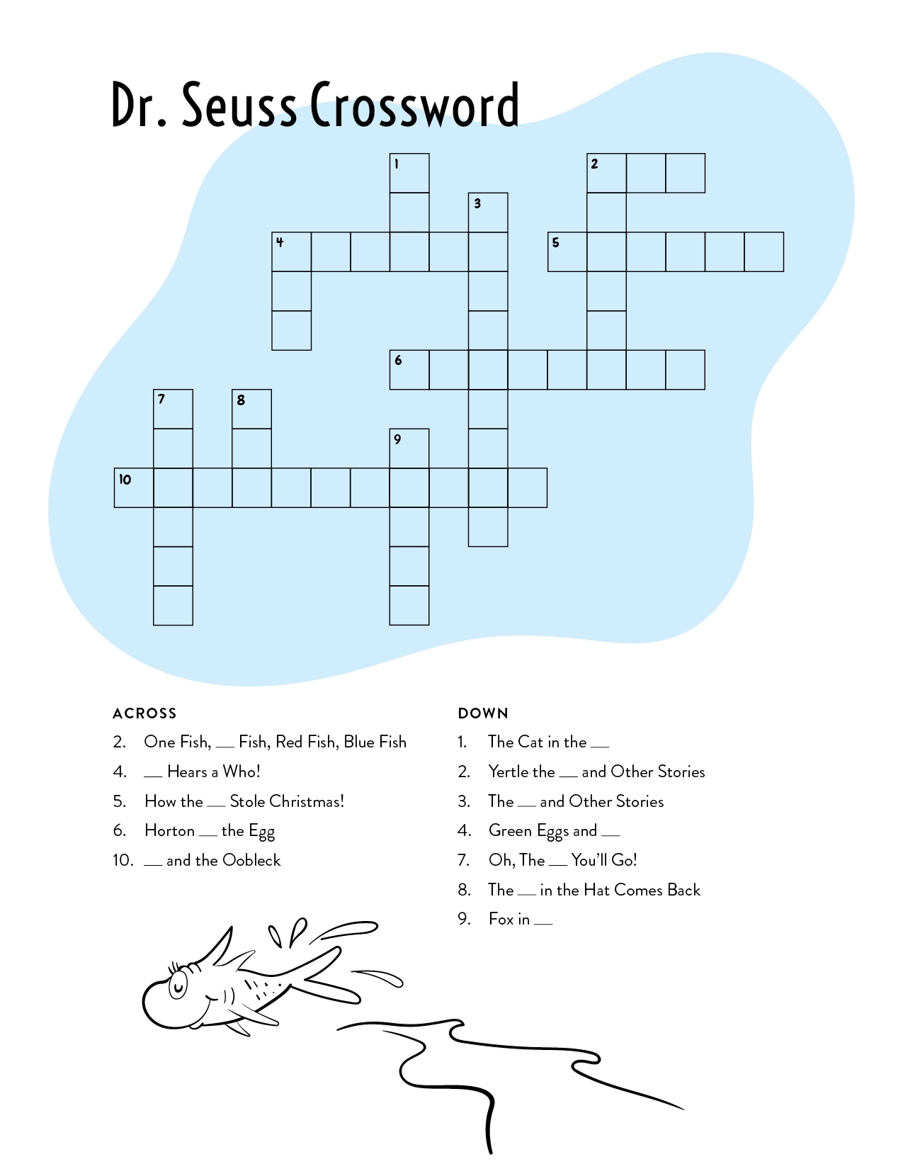 Dr Seuss Activities And Printables FUN Blog