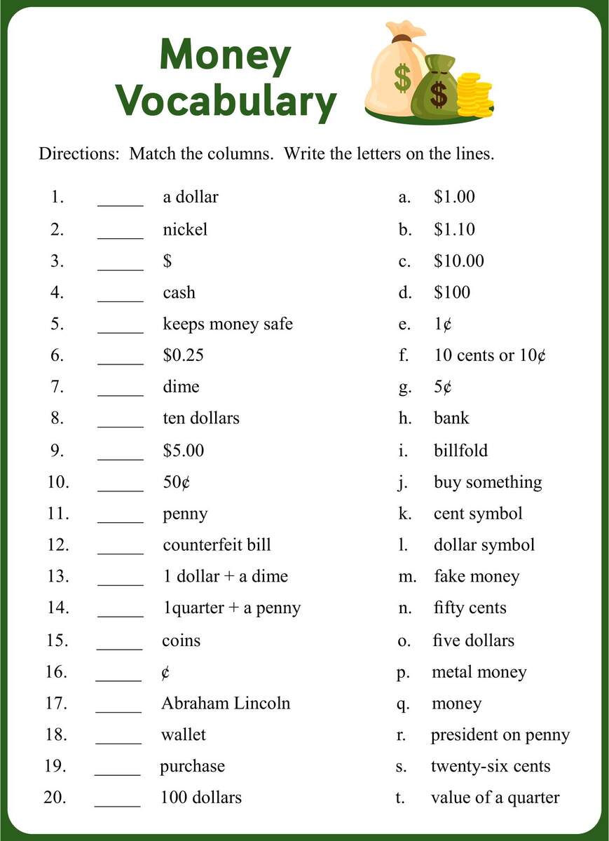 14 Free Printable English Worksheets Free PDF At Worksheeto
