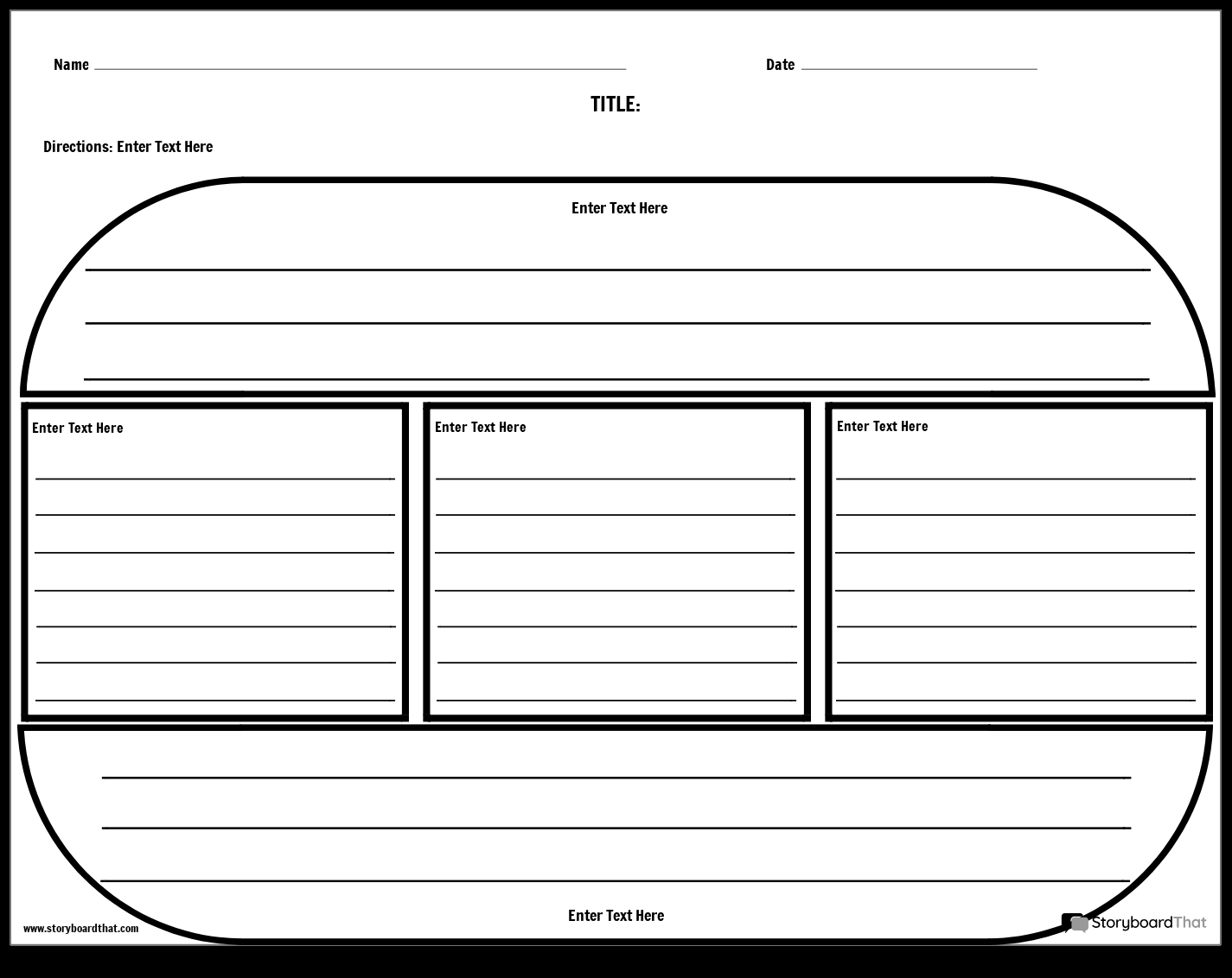 Essay Outline Templates Storyboard That For Students