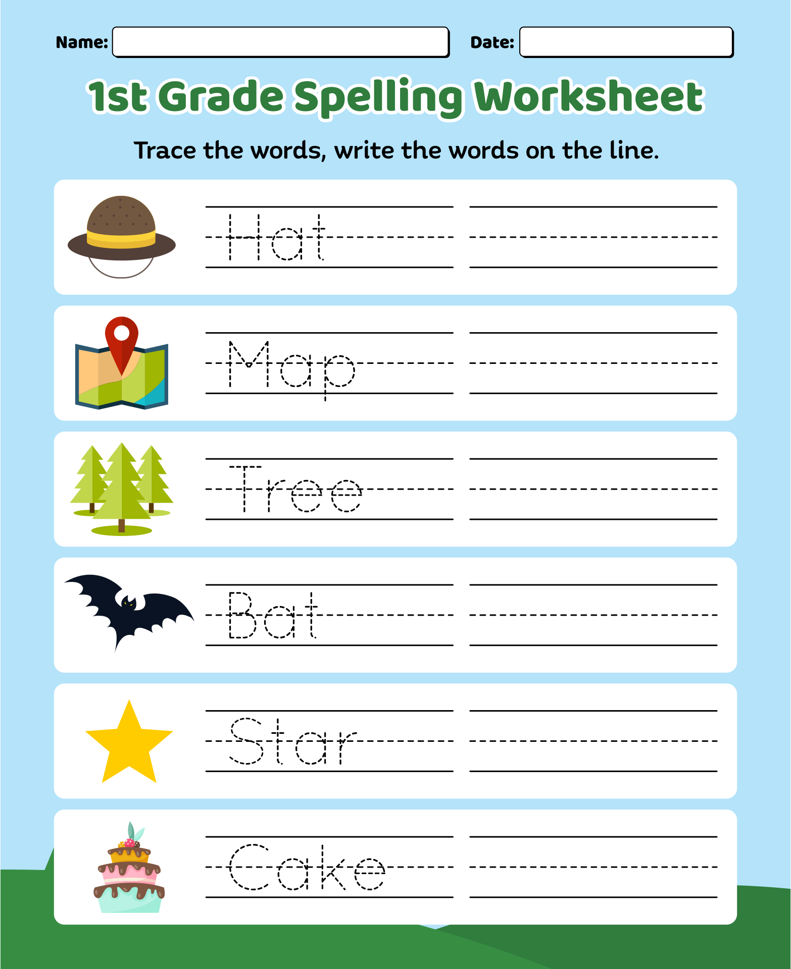 Spelling Worksheets Free Printable Spelling Practice By Grade