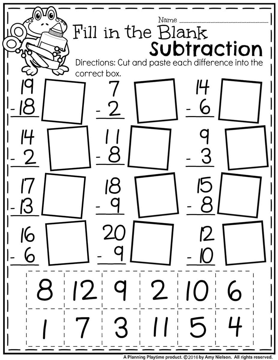 First Grade Summer Worksheets Planning Playtime