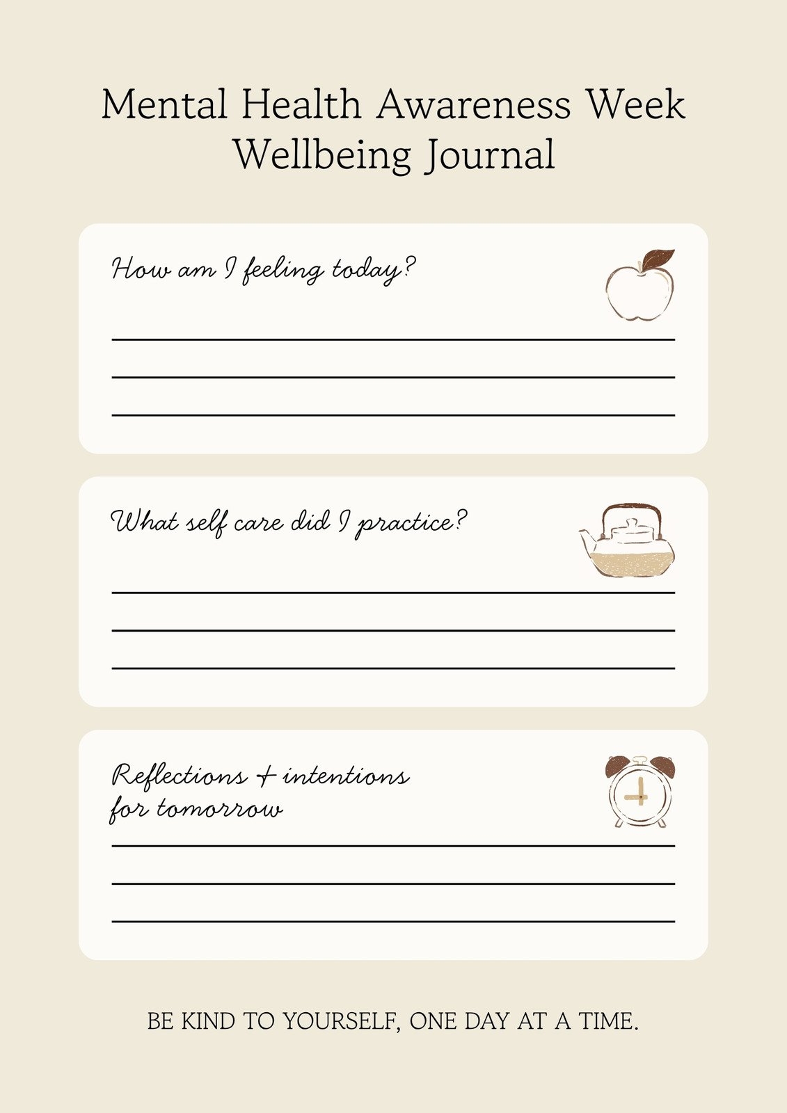 Free And Customizable Mental Health Templates Canva