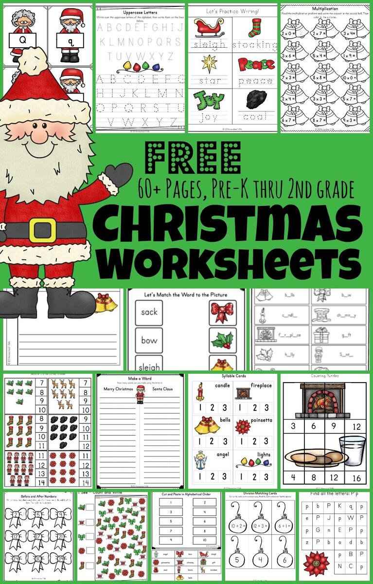 FREE Christmas Worksheets