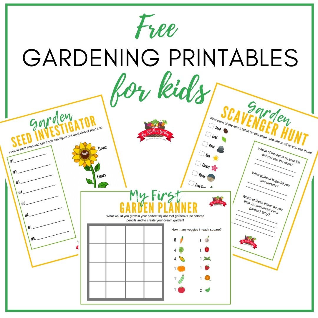 Free Kids Gardening Printables The Kitchen Garten Creatures In Our Garden Printables Free Coloring Pages Learning Worksheets HP Official Site