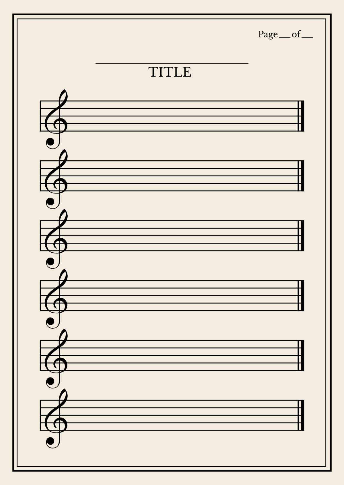 Free Music Note Worksheet Template To Edit Online Free Printable Music Notes Sheet Mom S Printables