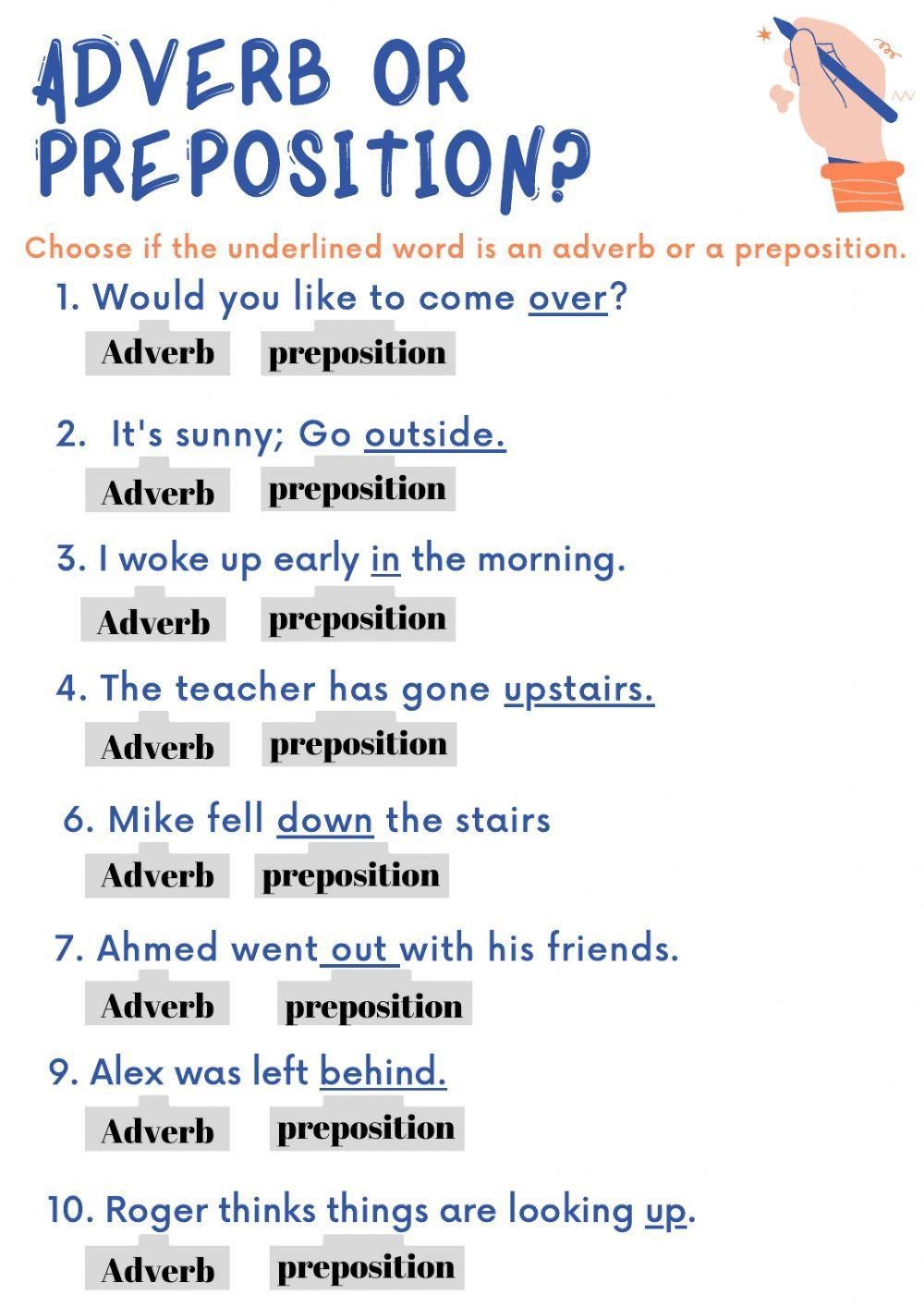 Free Preposition Or Adverb Worksheet Download Free Preposition Or Adverb Worksheet Png Images Free Worksheets On Clipart Library