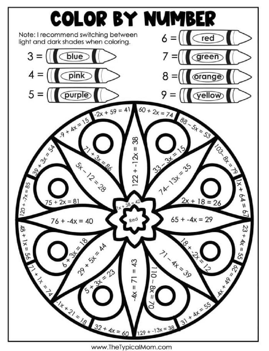 8 Color By Number Ideas Coloring Pages Color By Number Printable Adult Coloring Pages