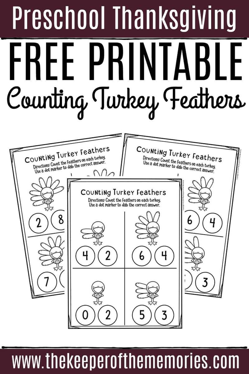 Free Printable Counting Thanksgiving Preschool Worksheets Thanksgiving Skip Counting Mazes 2s 3s 5s Free Homeschool Den