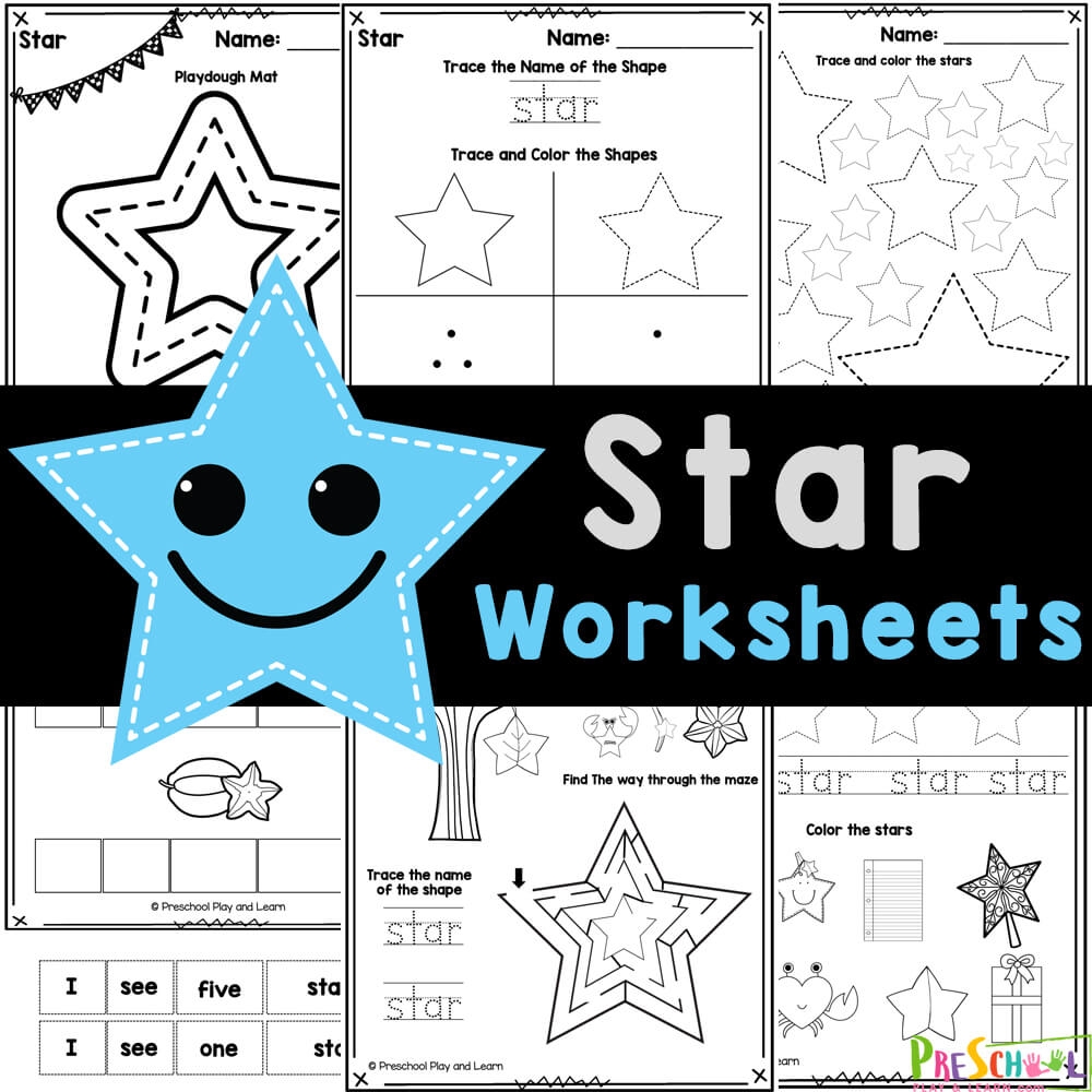 Star Template Free Printables Superstar Worksheets