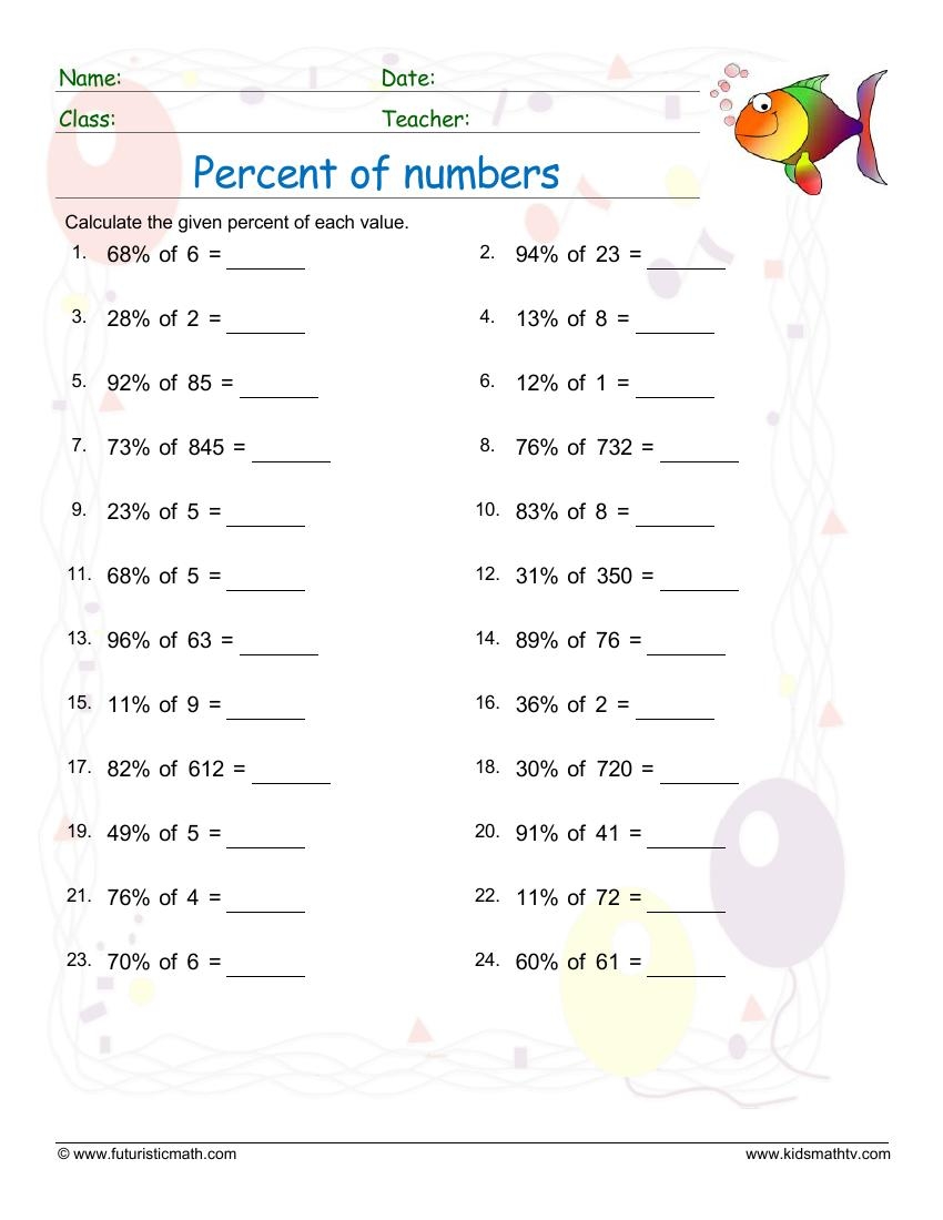 Unit Rate Problems 6th Grade