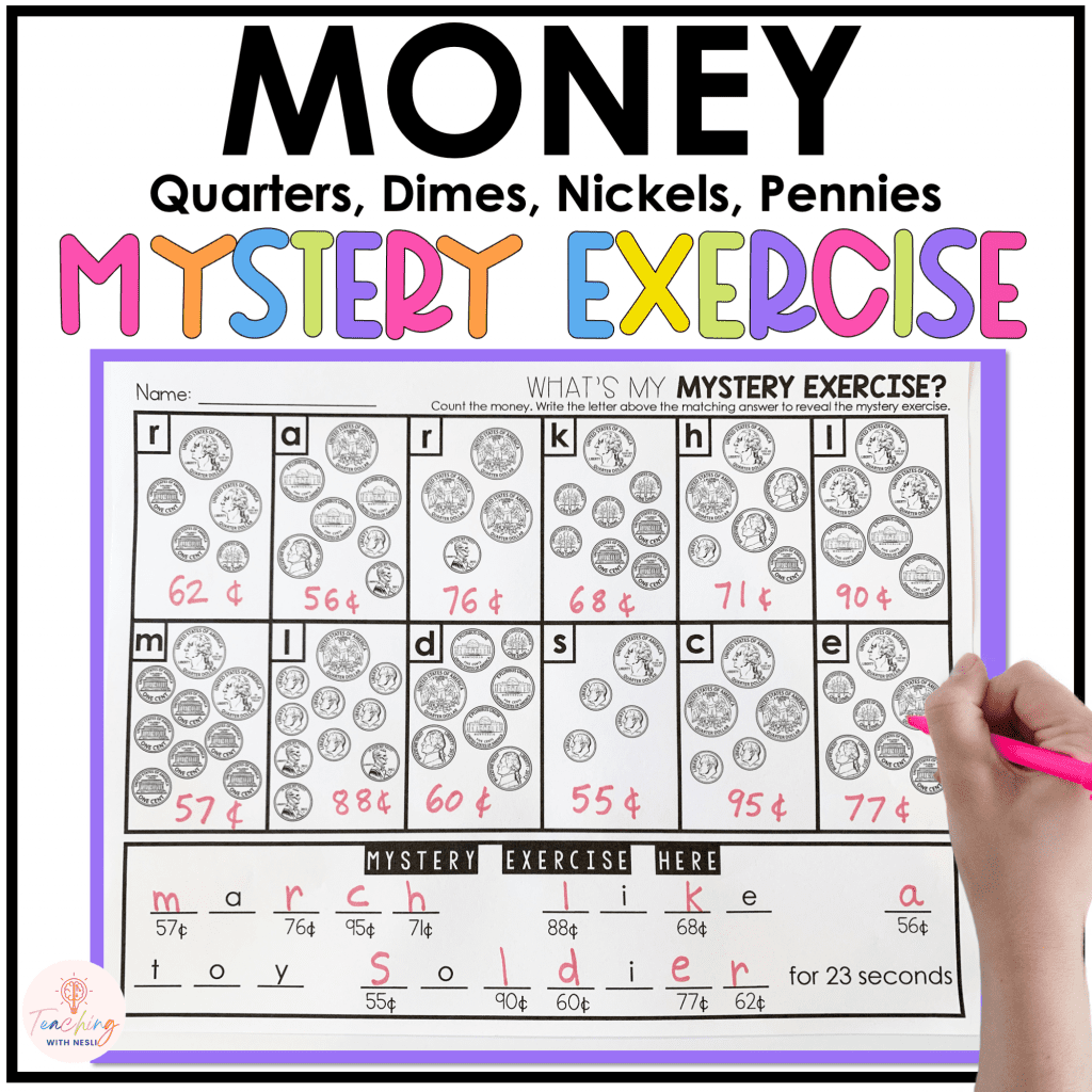 Free Math Money Worksheets 1st Grade
