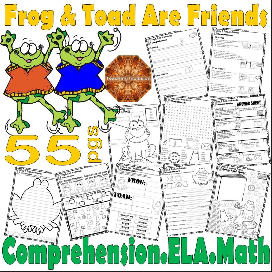 Frog Toad Are Friends Read Aloud Book Study Companion Reading Comprehension Worksheets Made By Teachers Frog Toad Are Friends Read Aloud Book Study Companion Reading Comprehension Worksheets Made By Teachers
